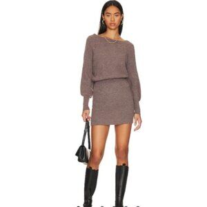Reina Knit Dress in Dusty Mauve Stitches & Stripes Size XS
